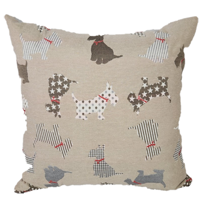 Square Scottie Dog Cushion