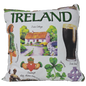 Square Icons of Ireland Sourvenir Tea Towel Cushion